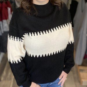 Women's colorblock sweater NEW